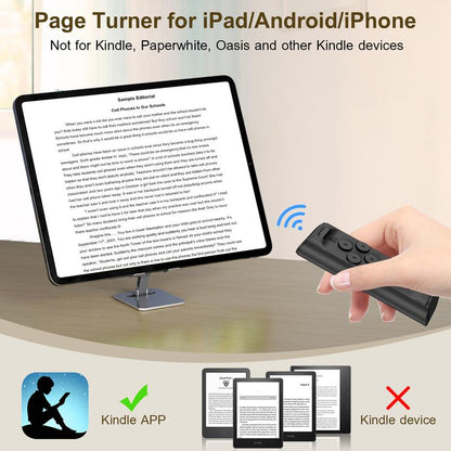 📱 TikTok Remote Scroller & Phone Stand | Wireless Page Turner