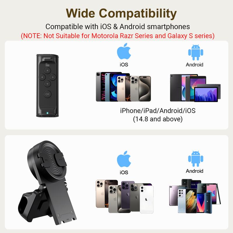 📱 TikTok Remote Scroller & Phone Stand | Wireless Page Turner