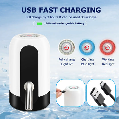 Rechargeable 5 Gallon Water Dispenser Pump 💧🔋