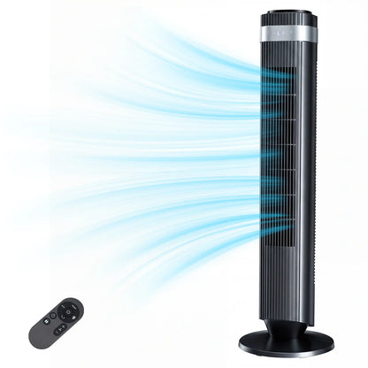 Silent Bladeless Tower Fan w/ Timer & Auto Mode 🌬️🏠
