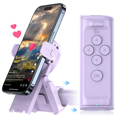 📱 TikTok Remote Scroller & Phone Stand | Wireless Page Turner